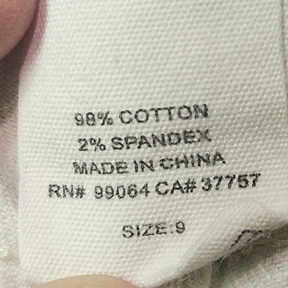 🎅 3/$10 Billabong Floral Lace Up Fly Ripped Cut Off Shorts Size 9 Distressed - Picture 6 of 6